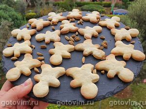 Имбирные человечки (пряное печенье с кардамоном и имбирем)