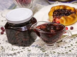 Варенье из клюквы с виноградом
